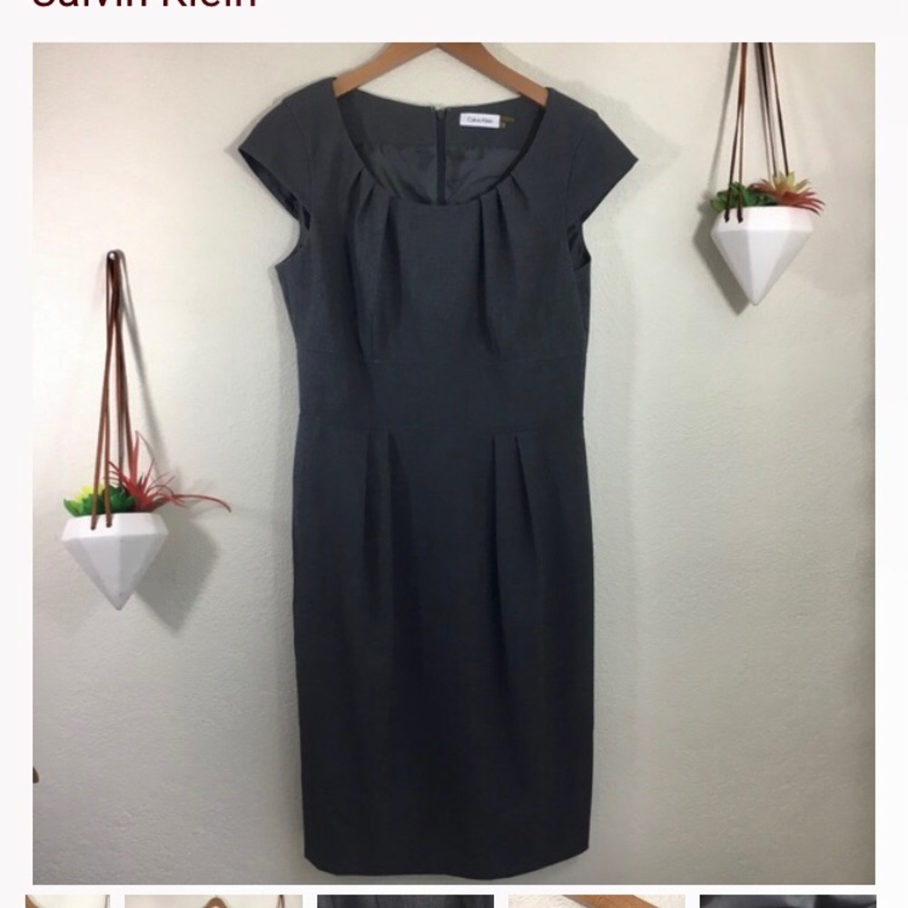 Calvin Klein black (dark grey) dress